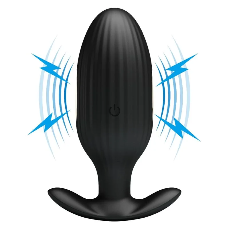 pretty love - jefferson plug anal controlado por app negro imagen 3 | karma sex & shop