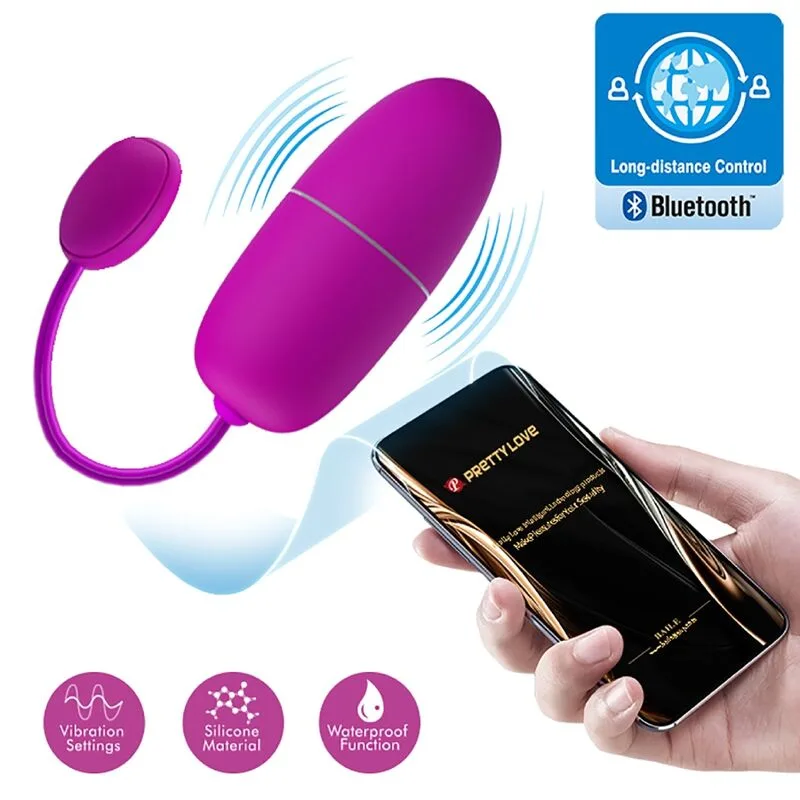 pretty love - nymph huevo vibrador controlado por app violeta imagen 8 | karma sex & shop