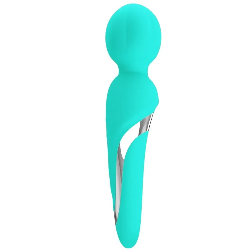 pretty love - walter vibrador wand verde agua imagen 2 | karma sex & shop