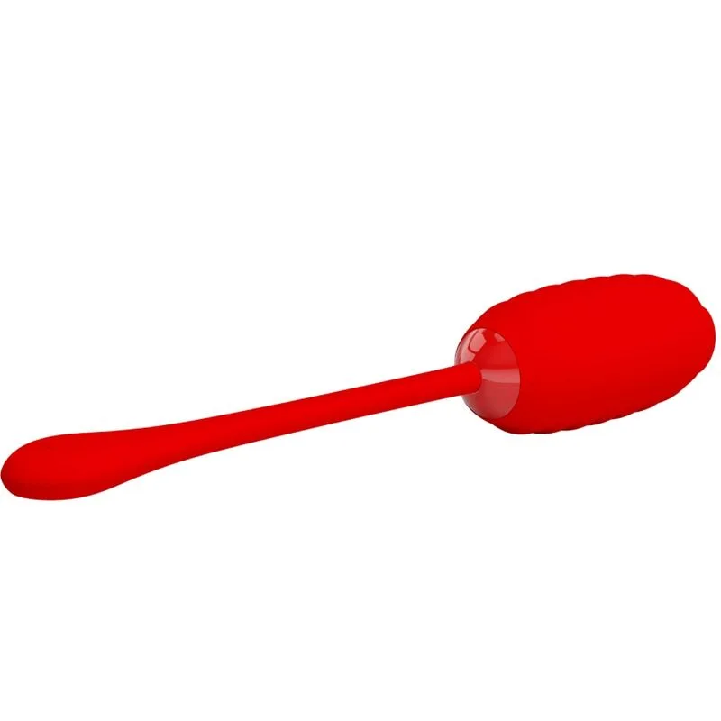 pretty love - kirk huevo vibrador recargable rojo imagen 4 | karma sex & shop