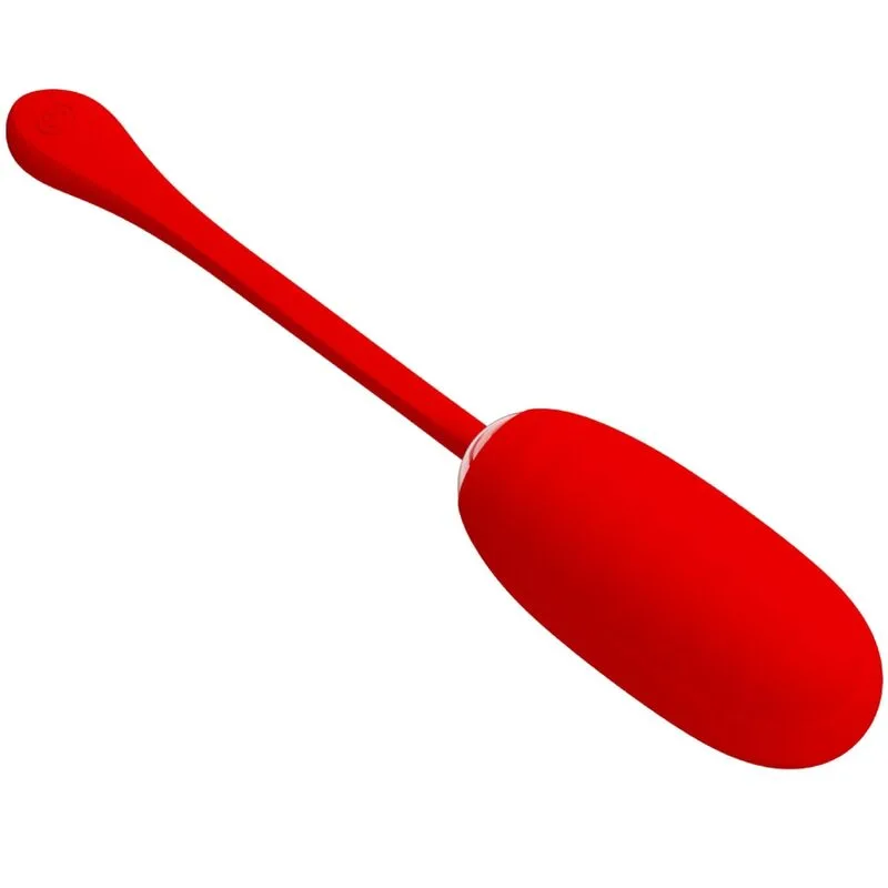pretty love - kirk huevo vibrador recargable rojo imagen 2 | karma sex & shop