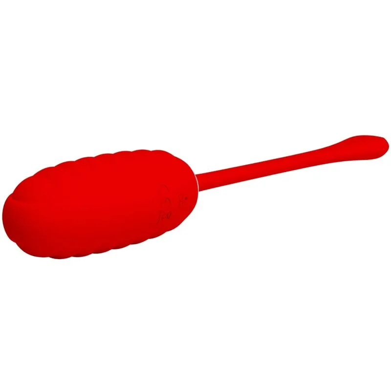pretty love - kirk huevo vibrador recargable rojo imagen 5 | karma sex & shop