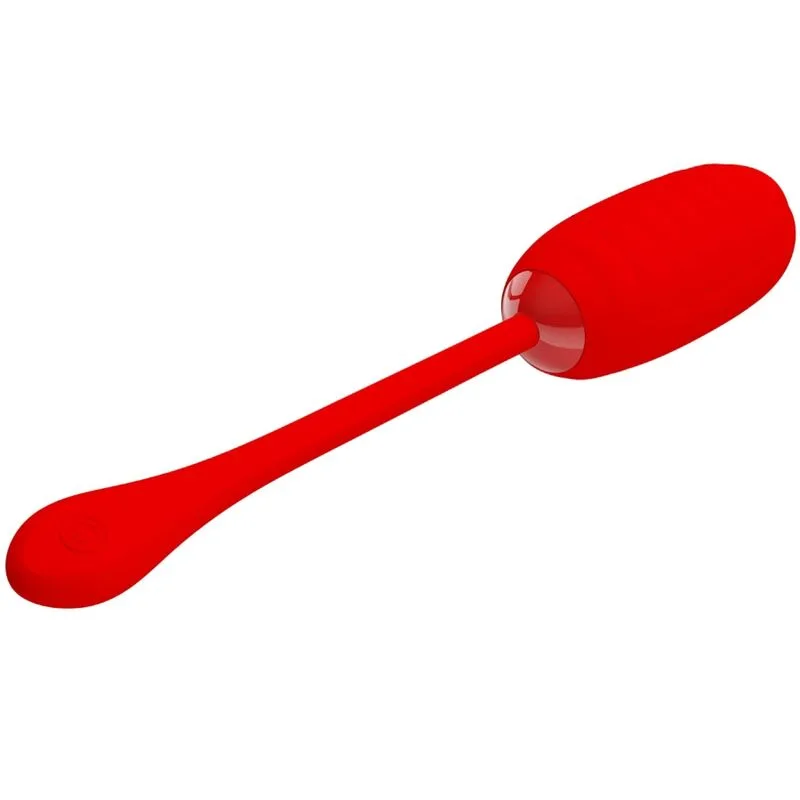 pretty love - kirk huevo vibrador recargable rojo imagen 3 | karma sex & shop