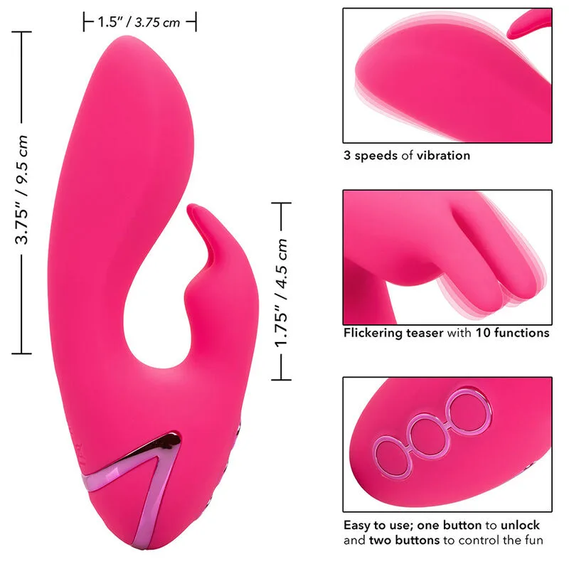 calexotics - so. cal sushine vibrator rabbit fucsia by california dreaming imagen 9 | karma sex & shop