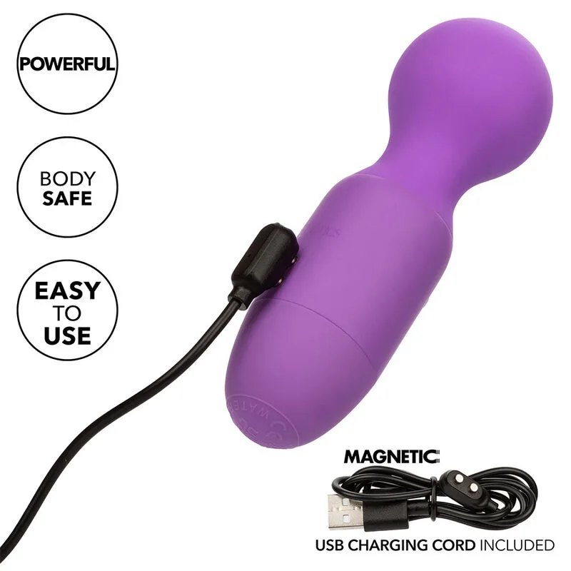 calexotics - first time masajeador recargable 10 vibraciones violeta imagen 7 | karma sex & shop