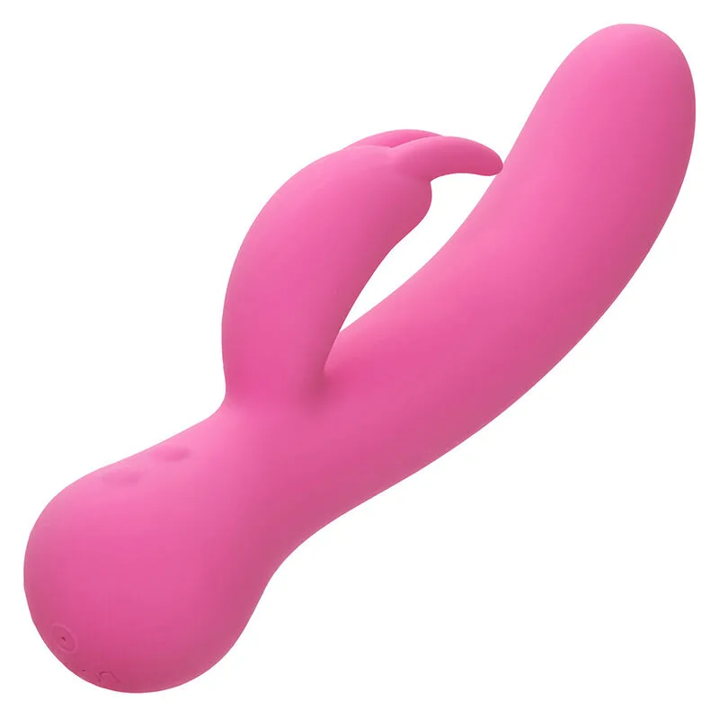 calexotics - first time vibrador rabbit recargable rosa imagen 3 | karma sex & shop