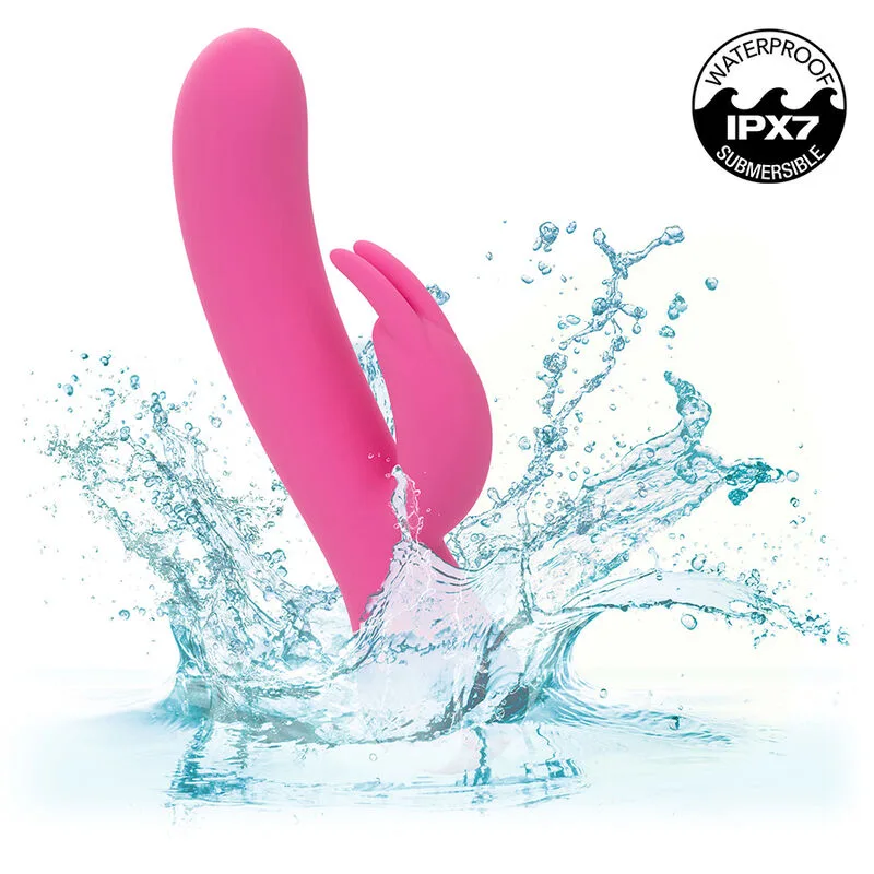 calexotics - first time vibrador rabbit recargable rosa imagen 9 | karma sex & shop