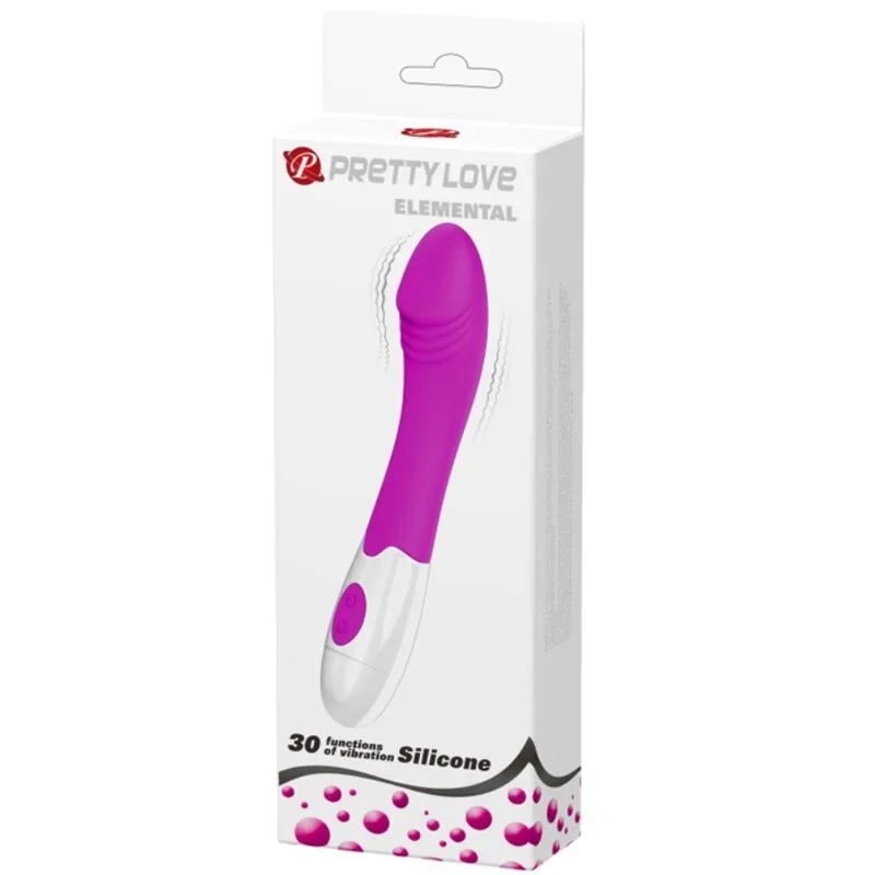 pretty love - elemental vibrador 30 modos de vibración morado imagen 6 | karma sex & shop