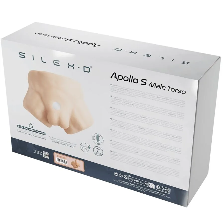 silexd - apollo s torso bajo realístico masculino caramelo imagen 7 | karma sex & shop