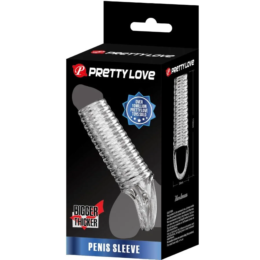 pretty love - hartman funda para pene transparente imagen 8 | karma sex & shop