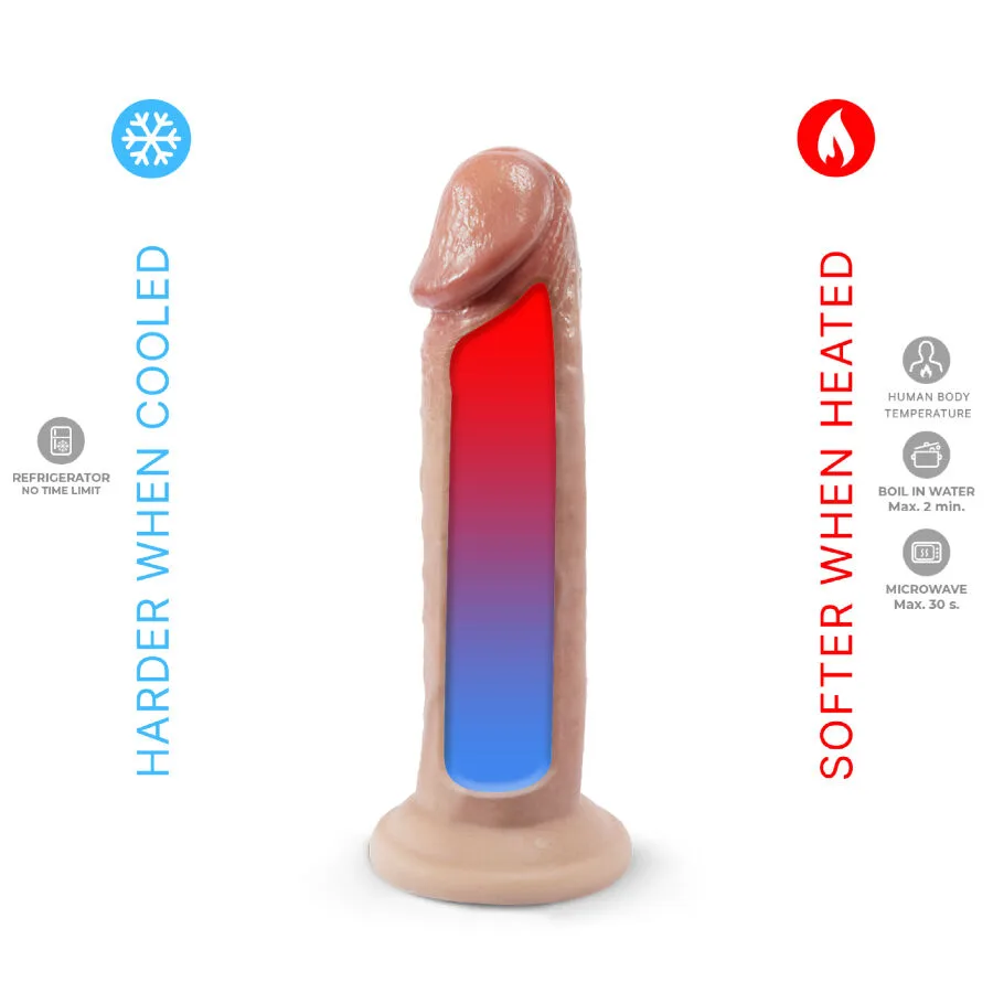 silexd - pene realístico modelo 2 silicona premium termoreactivo 19 cm imagen 4 | karma sex & shop