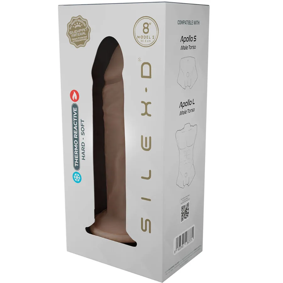 silexd - pene realístico modelo 8 silicona líquida 20.6 cm imagen 6 | karma sex & shop