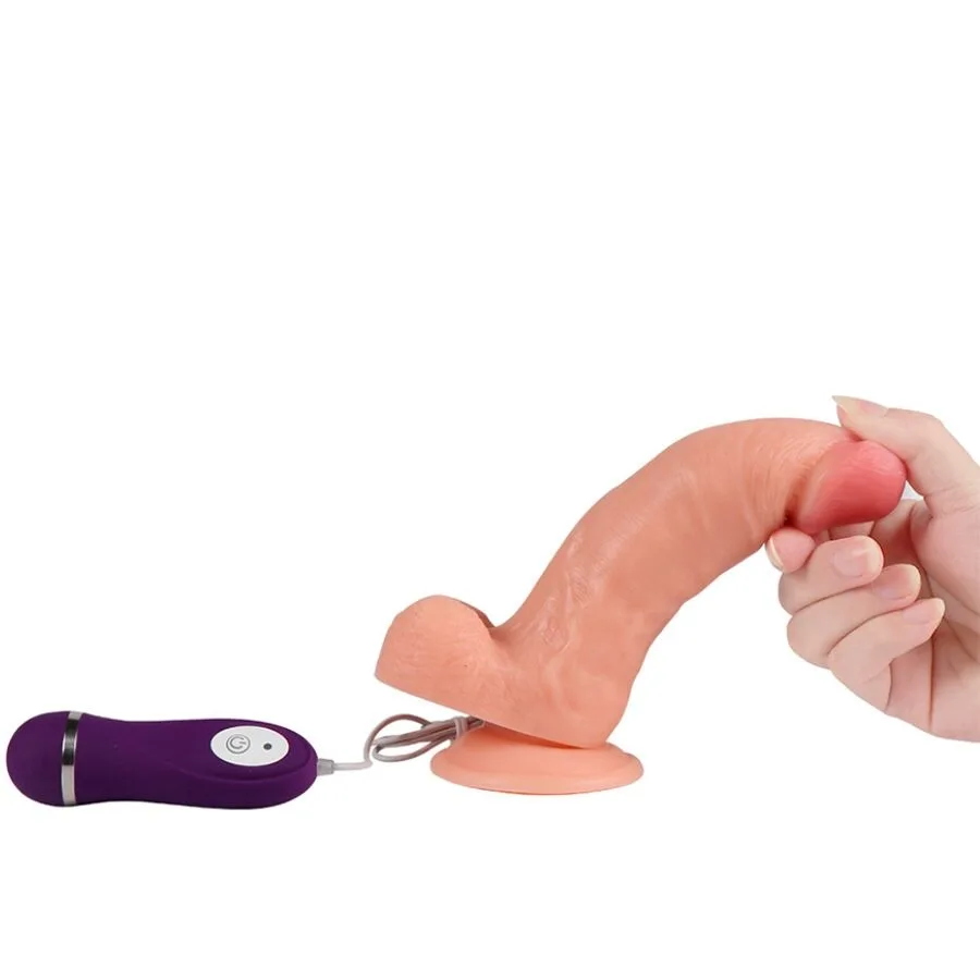 shequ - iron dragon dildo vibrador con control remoto 17,5 cm imagen 6 | karma sex & shop