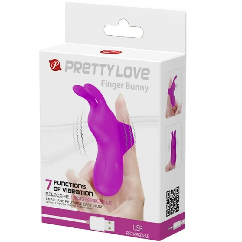 pretty love - smart dedal recargable con rabbit imagen 6 | karma sex & shop