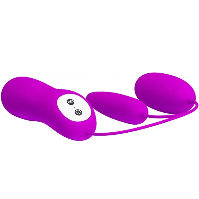 pretty love - irma huevo vibrador doble imagen 2 | karma sex & shop