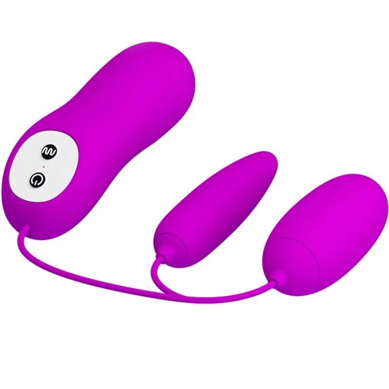 pretty love - irma huevo vibrador doble imagen 4 | karma sex & shop