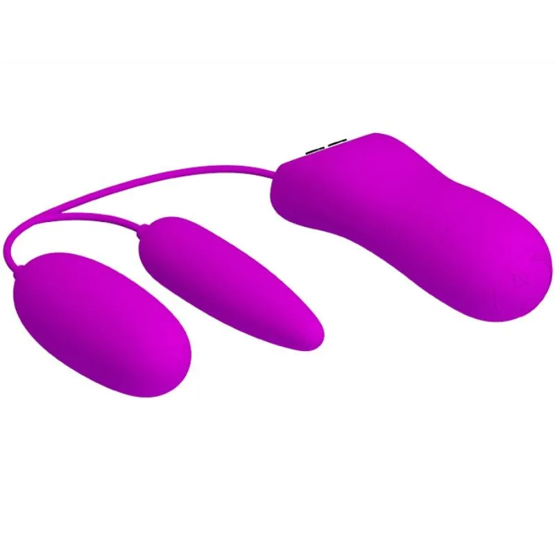 pretty love - irma huevo vibrador doble imagen 8 | karma sex & shop