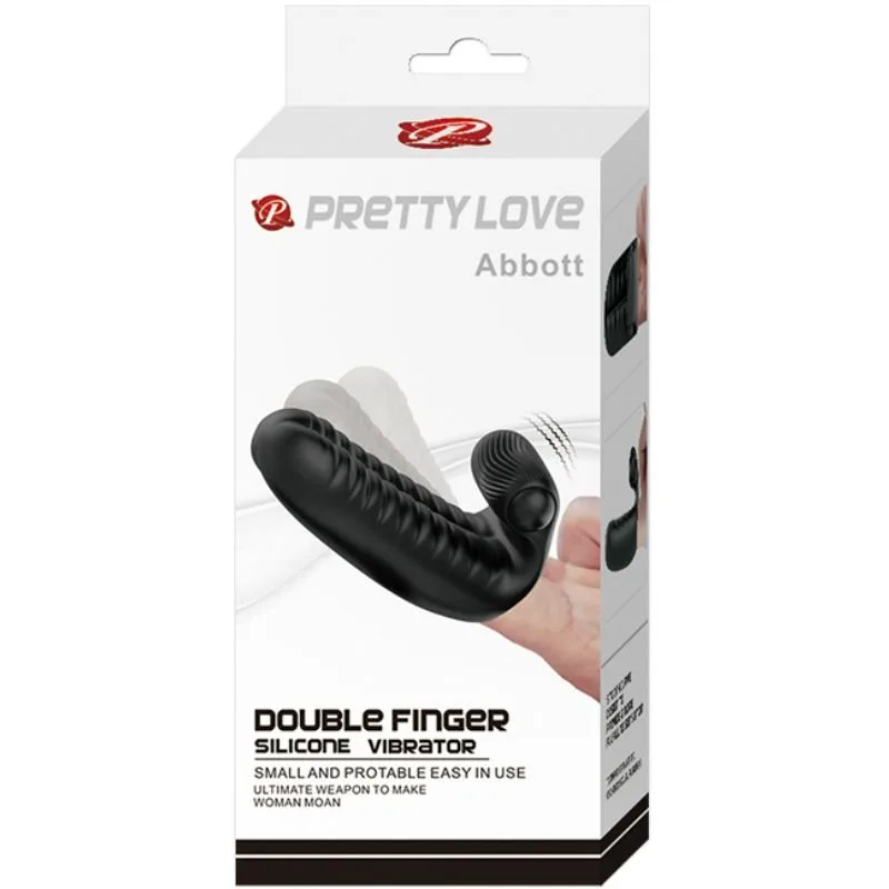 pretty love - abbott dedal estimulador negro imagen 6 | karma sex & shop